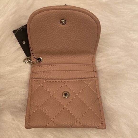 NWT Steve Madden Black Floral Purse w/ Matching Mini Pouch -l - Picture 11 of 16